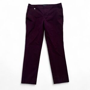 Polo Ralph Lauren stretchy burgundy straight pants